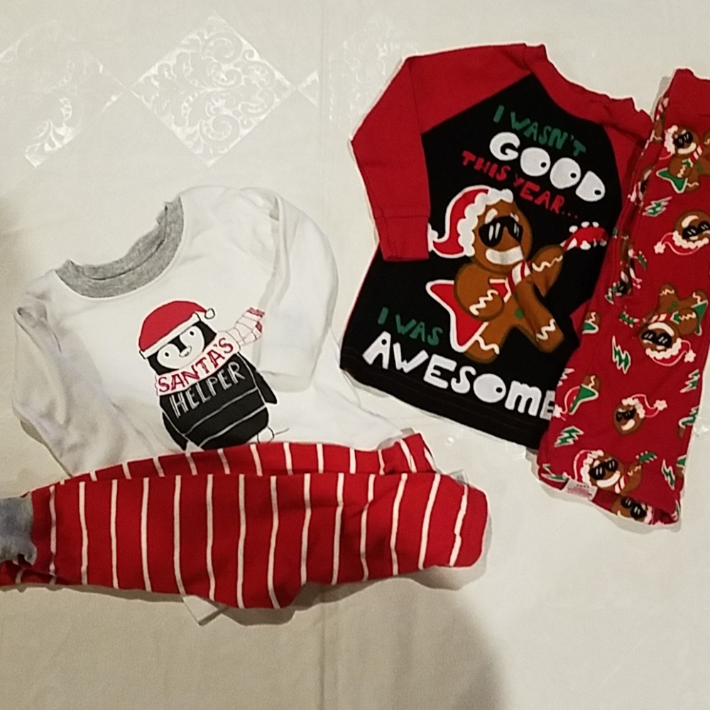 2pk 12mo Christmas pjs